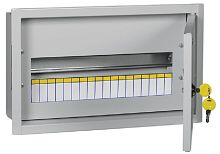 Щит распределительный встраиваемый IEK ЩРВ-18з-3 265x440x120 с замком IP31 картинка 